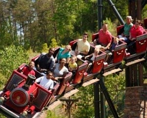 Firechaser Express at Dollywood in Pigeon Forge Tn