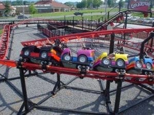 kids ride at nascar speedpark