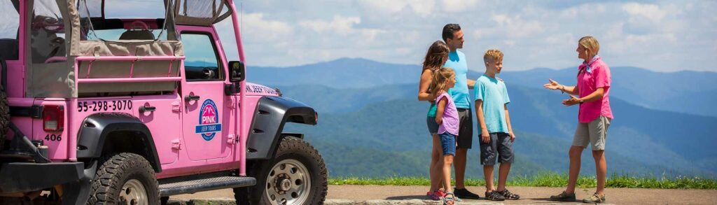 Pink Jeep Tours of the Smoky Mountains