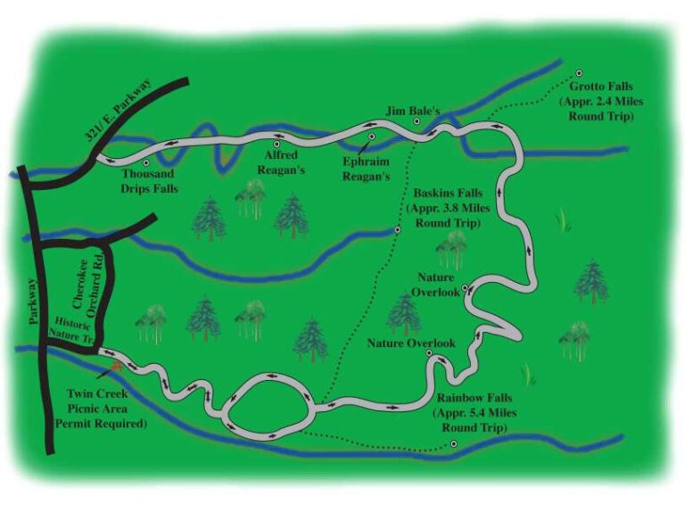 Roaring Fork Motor Nature Trail Map