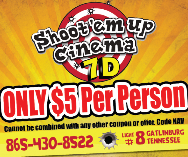 Shoot Em' Up 7D Cinema coupon